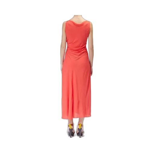 Moschino Jeans Sleeveless Crepe Midi Dress