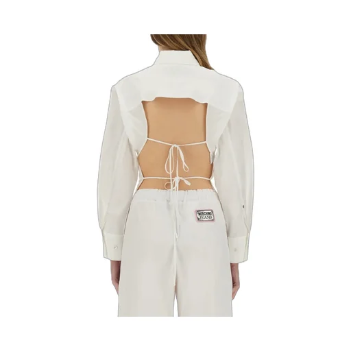 Moschino Jeans Open-Back Shirt