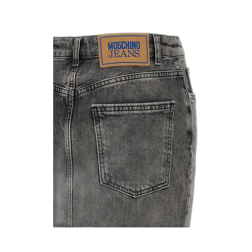 Moschino Jeans Side Slit Denim Skirt