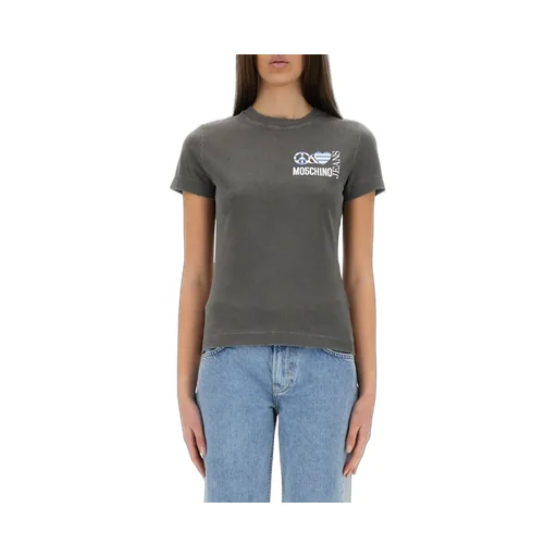 Moschino Jeans Logo Graphic Tee