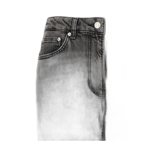 Moschino Jeans Side Slit Denim Skirt