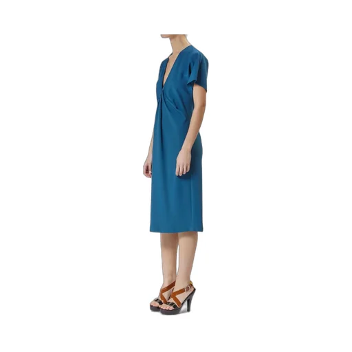 Moschino Jeans V-Neck Braided Dress