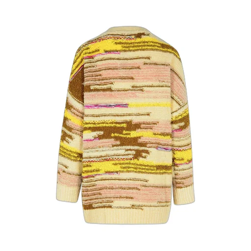 Moschino Jeans Logo Patch Long Cardigan