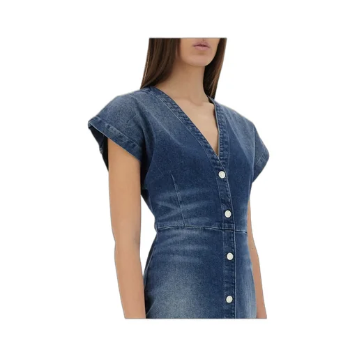 Moschino Jeans Button-Front Denim Dress