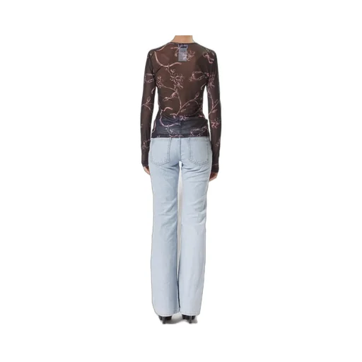 Moschino Jeans Graphic Printed Crewneck Top