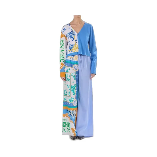 Moschino Jeans All-Over Printed Cropped Cardigan