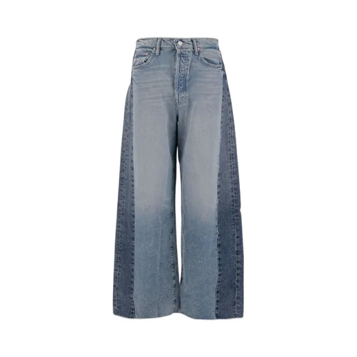 Mother Patchwork Panel Denim Jeans