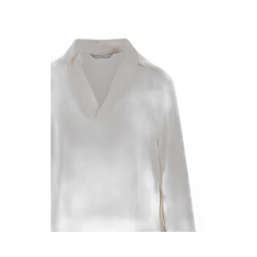 Max Mara Dover V-Neck Long-Sleeved Top