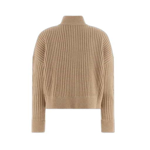 Max Mara Afelio High Neck Button-Up Cardigan