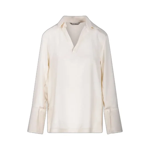 Max Mara Dover V-Neck Long-Sleeved Top