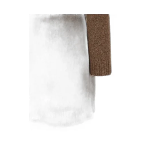 Max Mara Edison High-Neck Long-Sleeved Dress