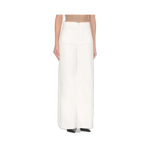 Mother High-Waist Wide-Leg Jeans