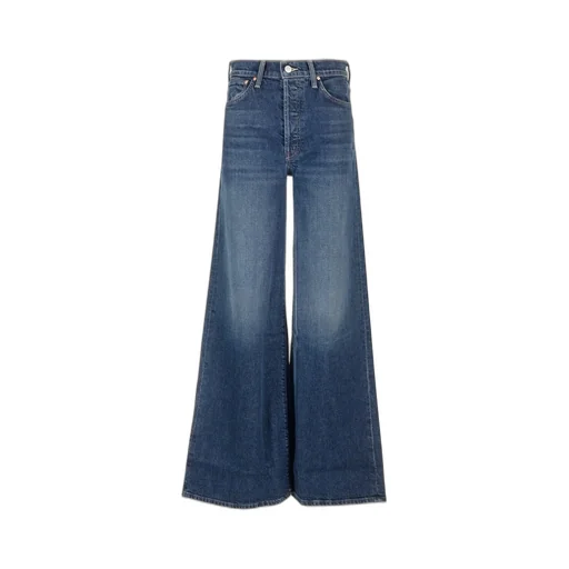 Mother The Ditcher Roller Sneak Wide-Leg Jeans