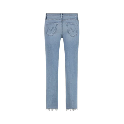 Mother The Mid Rise Dazzler Ankle Fray Jeans