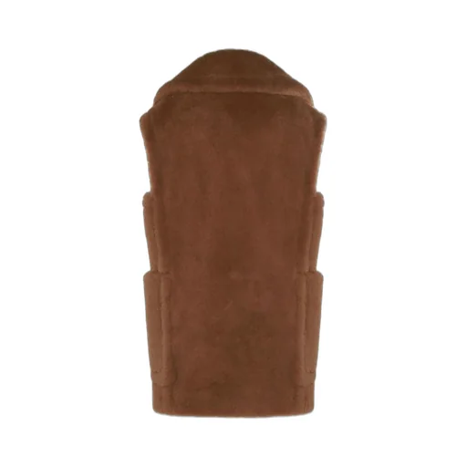 Max Mara Bread1234 Double-Breasted Teddy Gilet