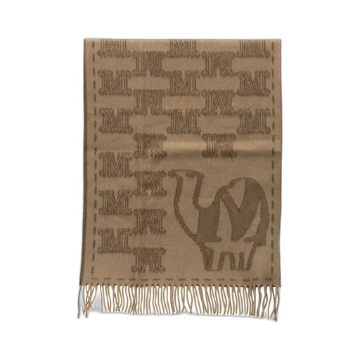 Max Mara Wsteddy Fringed Edge Scarf