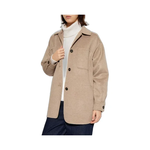 Max Mara Panno Button-Up Jacket