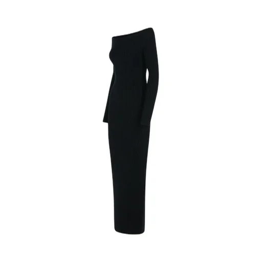 Max Mara Arnes Off-Shoulder Maxi Dress