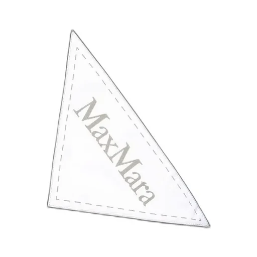 Max Mara Serra Logo Patch Cape