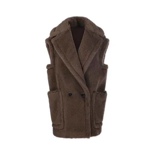 Max Mara Bormida Double-Breasted Gilet