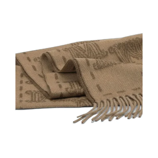 Max Mara Wsteddy Fringed Edge Scarf