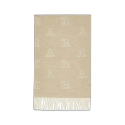 Max Mara Jacquard Fringed Edge Scarf