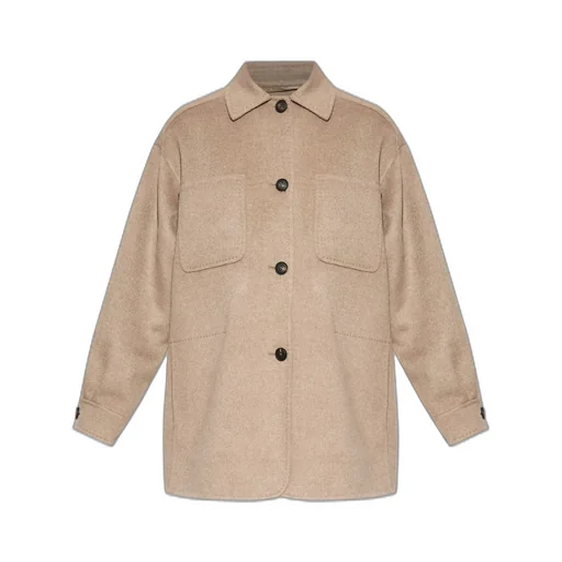 Max Mara Panno Button-Up Jacket