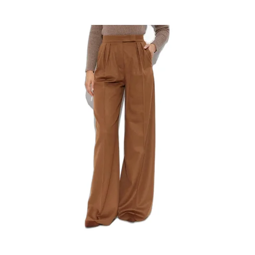 Max Mara Borneo Pleated Wide-Leg Trousers