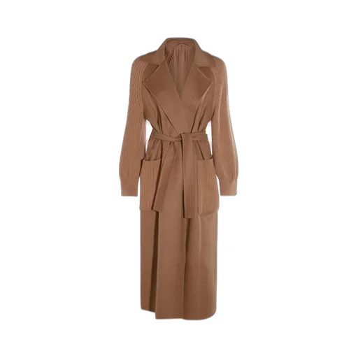 Max Mara Berard1234 Belted Knitted Coat