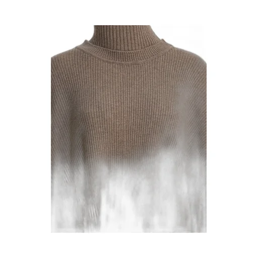 Max Mara Turtleneck Knit Cape