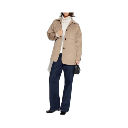 Max Mara Panno Button-Up Jacket