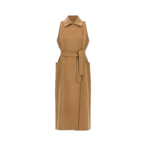 Max Mara Berlina1234 Belted Sleeveless Coat