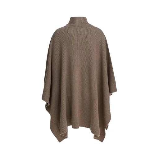 Max Mara Turtleneck Knit Cape