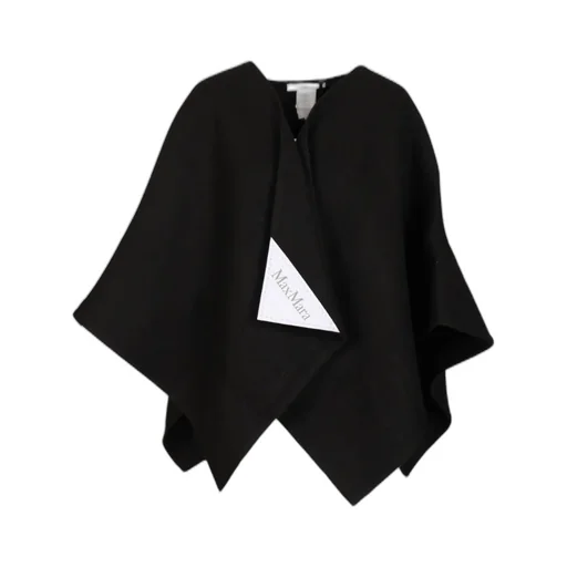 Max Mara Serra Logo Patch Cape