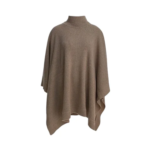 Max Mara Turtleneck Knit Cape