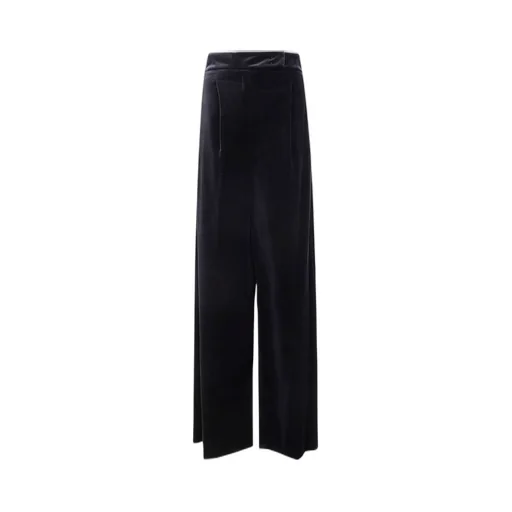 Max Mara Bratto1234 Velvet Wide-Leg Trousers