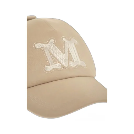 Max Mara Mxaribaldo Logo Embroidered Baseball Cap