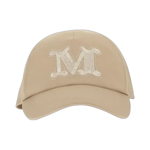 Max Mara Mxaribaldo Logo Embroidered Baseball Cap