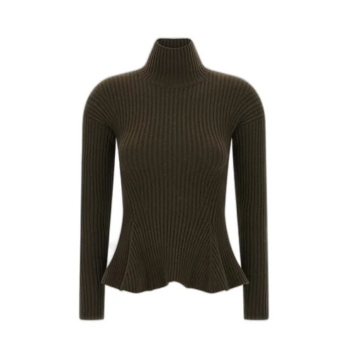 Max Mara Bolsena Turtleneck Peplem Jumper