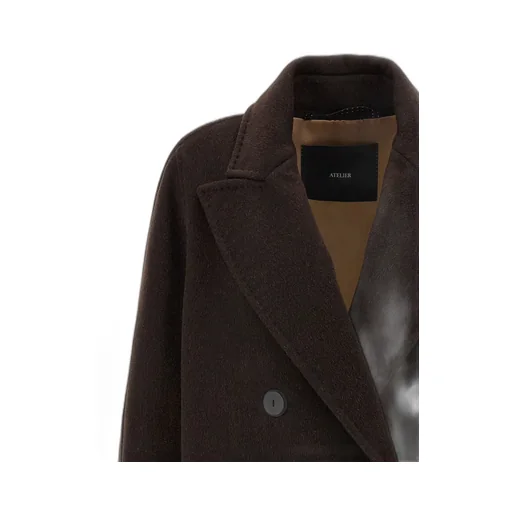 Max Mara Angus Double-Breasted Oversized Coat