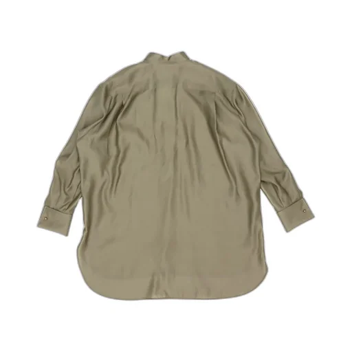 Max Mara Mandarin-Collar Long-Sleeved Shirt