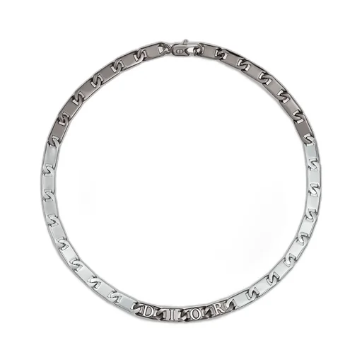 Dior Contrast Chain Link Necklace