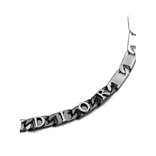 Dior Contrast Chain Link Necklace