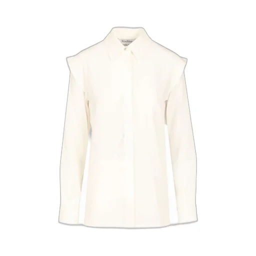 Max Mara CrÊPe De Chine Long-Sleeved Shirt