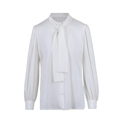 Max Mara Melania Tie Detailed Button-Up Shirt