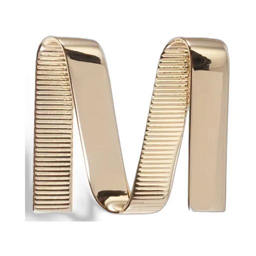Max Mara Logo Engraved Brooch