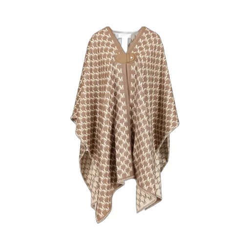 Max Mara Editti All-Over Patterned Cape