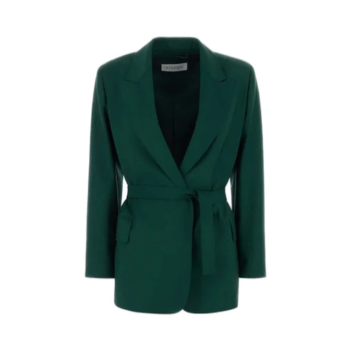 Max Mara Talento Tied Long-Sleeved Jacket