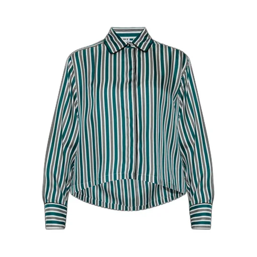 Max Mara Brama Striped Button-Up Shirt