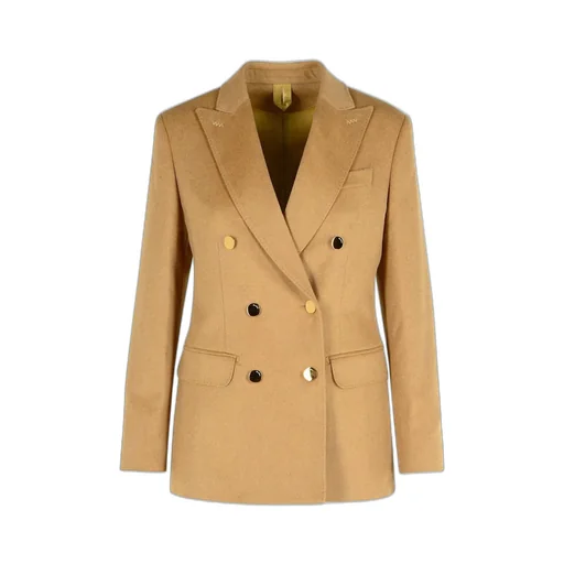 Max Mara Pesche Double-Breasted Long-Sleeved Blazer